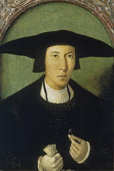 Jan Mostaert Portrait of a Young Gentleman